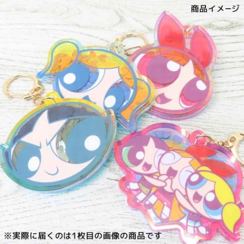 パワーパフガールズ グッズ キーリング キャラクター ホロキラキーホルダー