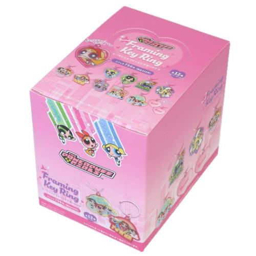 EOF-127 パワーパフガールズ キーホルダー 絨絨吊卡 box パワーパフガールズ キーホルダー シークレットフレーミングキーリング