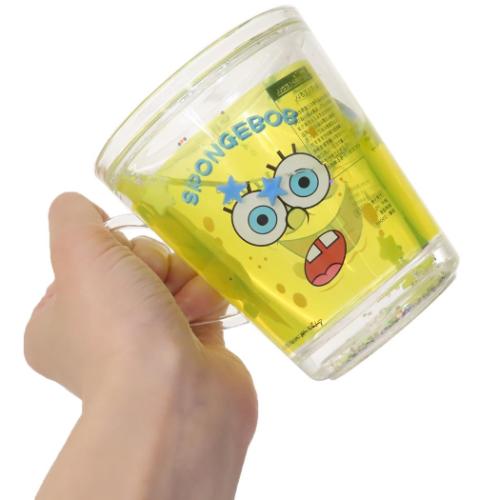 プラカップ ウォーターカップ スポンジボブ フェイス ティーズファクトリー プラコップ プラスチック 食器