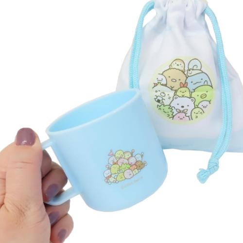 すみっコぐらし 巾着袋 プラコップ＆巾着セット みんなあつまるんです サンエックス ティーズファクトリー