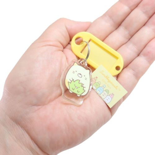 キーチェーン ネームタグキーホルダー すみっコぐらし サンエックス ねこ ティーズファクトリー