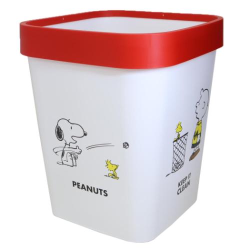 PEANUTS スヌーピー ストックス ストッパー付きダストボックス
