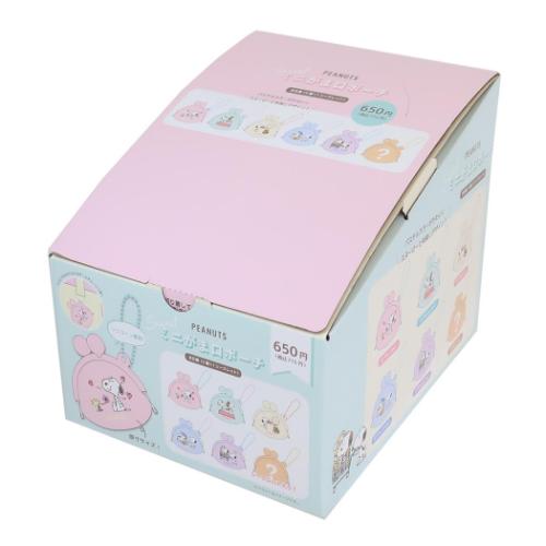 スヌーピー グッズ ミニポーチ キャラクター シークレットミニがま口ポーチ全6種 30個入セット