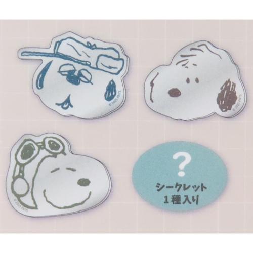 PEANUTS✖️TBS ダイカットアクリルミラー　コラボグッズ　限定品 PEANUTS スヌーピー シークレットアクリルミラーシール全8種 8個入