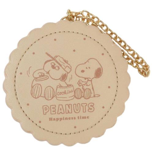 スヌーピー クッキー型マルチケース ピーナッツ ミニポーチ キャラクター Cookie Atelier series スヌーピー＆オラフ