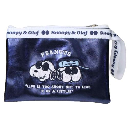スヌーピー グッズ マルチポーチ キャラクター メタリックスタイルマルチケース All day Joe cool series SNOOPY＆OLAF