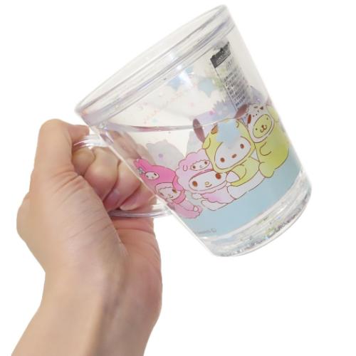 プラカップ ウォーターカップ はぐっこ サンリオキャラクターズ サンリオ ティーズファクトリー プラコップ プラスチック 食器