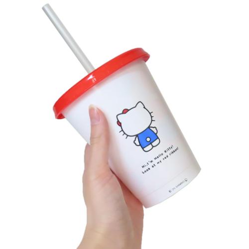 ハローキティ チェンジングタンブラー 450ml サンリオ プラカップ キャラクター