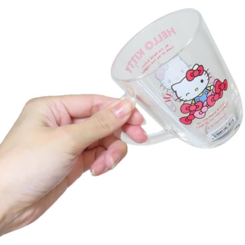 ハローキティ プラコップ 取手付きアクリルカップ サンリオ ティーズファクトリー