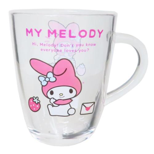 マイメロディ グッズ プラコップ キャラクター 取手付きアクリルカップ