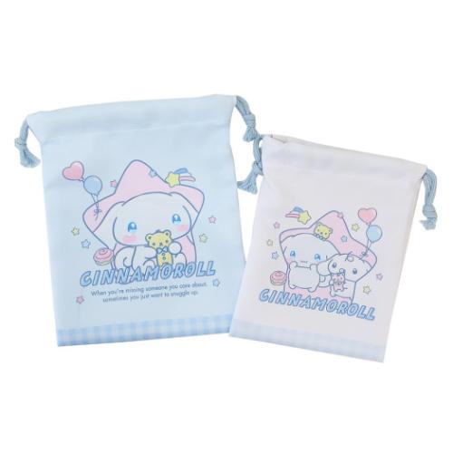 Yahoo! Yahoo!ショッピング(ヤフー ショッピング)シナモロール グッズ 巾着袋 キャラクター 2P巾着セット