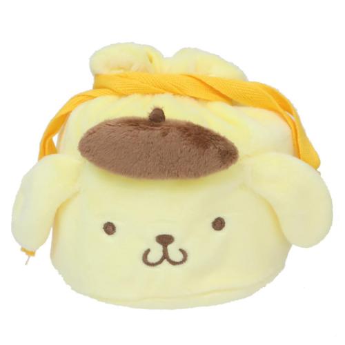 ポムポムプリン キャラクター きんちゃく袋 マチ付きマスコット巾着 サンリオ グッズ