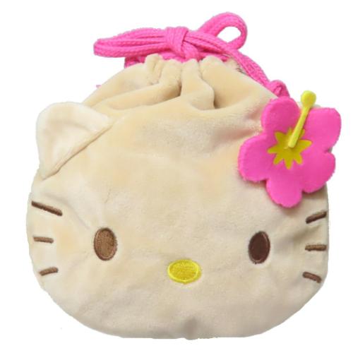 Yahoo! Yahoo!ショッピング(ヤフー ショッピング)ハローキティ 巾着袋 ぬいぐるみ巾着 ひやけ サンリオ ティーズファクトリー