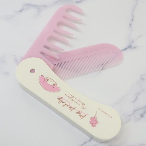 2-way前髪アレンジコーム ヘアブラシ マイメロディ フラワーズ