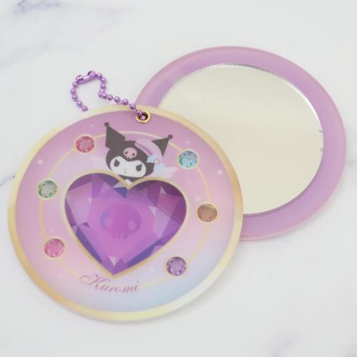 クロミ グッズ 手鏡 サンリオ キャラクター コンパクト風アクリルミラー マジカルジュエリー
