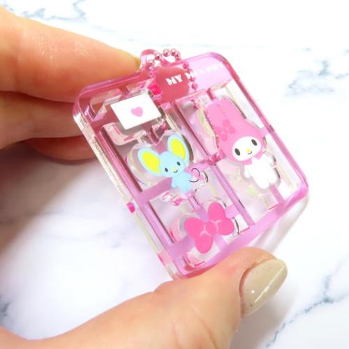 レトロ ぬいぐるみキーホルダー マイメロディ マイメロ