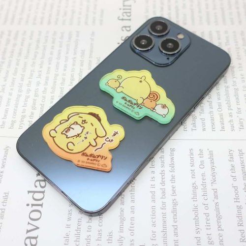 ポムポムプリン キャラクター ダイカットシール アクリルステッカー
