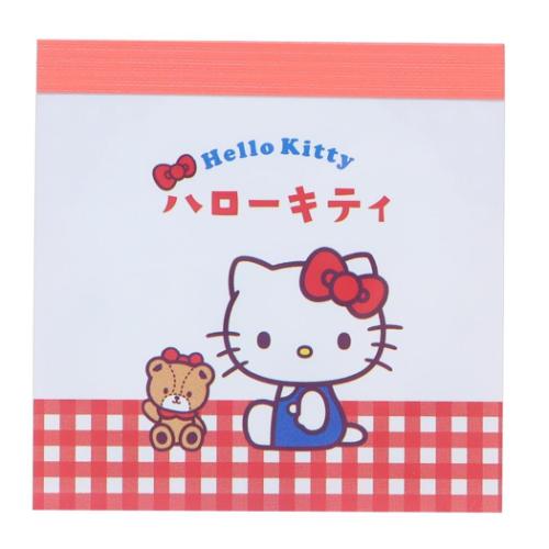 ハローキティ サンリオ キャラクター メモ帳 スクエアミニメモ