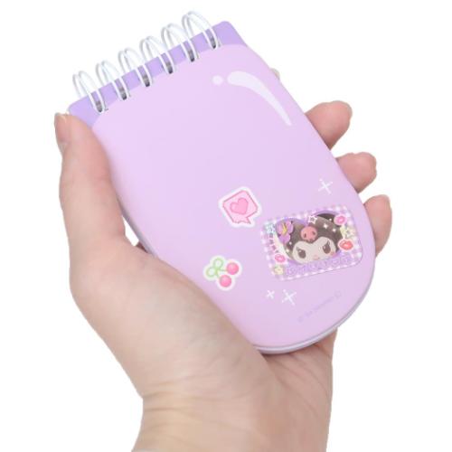 レトロ風　クロミ　3点セット　ガラケー形　置き時計・CD型メモ・ケータイ風メモ Amazon.co.jp: サンリオ(SANRIO) ガラケー形置き時計 クロミ 059129