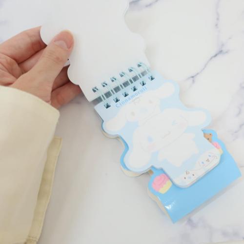 シナモロール サンリオ キャラクター メモ帳 スタンドリングメモ