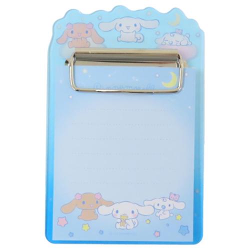 メモ帳 アクリルバインダーメモ サンリオ シナモロール ふわふわスカイ