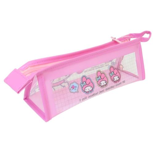 マイメロディ チャーム付きフチイロペンポーチ サンリオ ペンケース