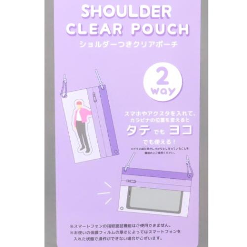ポチャッコ グッズ ミニショルダーバッグ サンリオ キャラクター ショルダーつきクリアポーチ