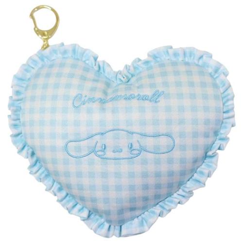 シナモロール グッズ ミニポーチ キャラクター ハートクッションポーチ