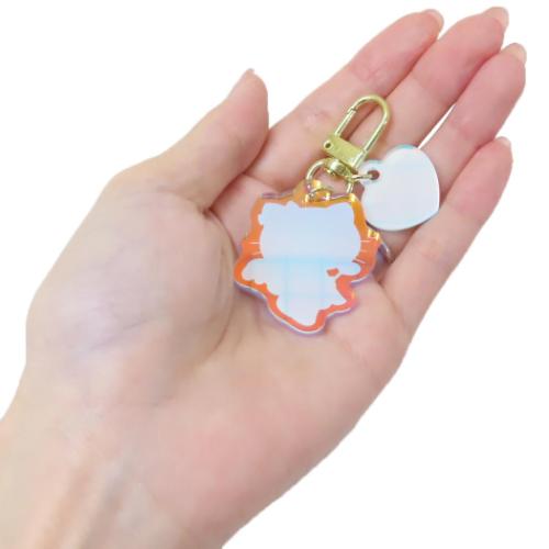 ハローキティ サンリオ キャラクター キーチャーム ぷっくりオーロラチャーム