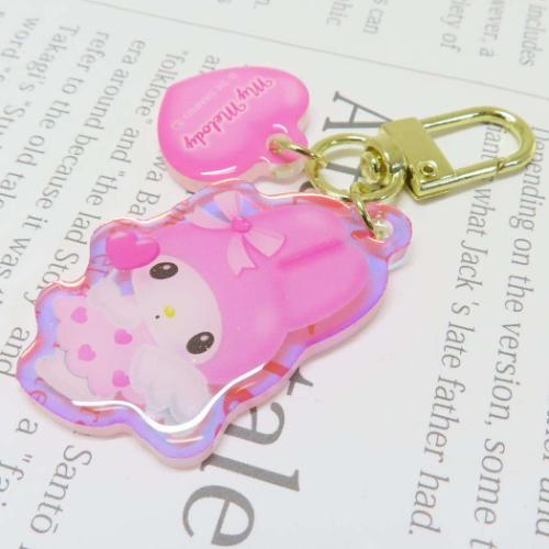 マイメロディ ぷっくりオーロラチャーム サンリオ キーチャーム