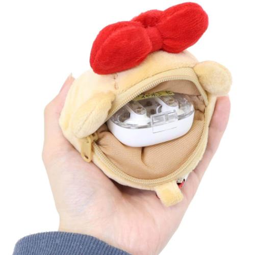 ミニポーチ タイニーチャム カラビナ付きぬいぐるみファスナー