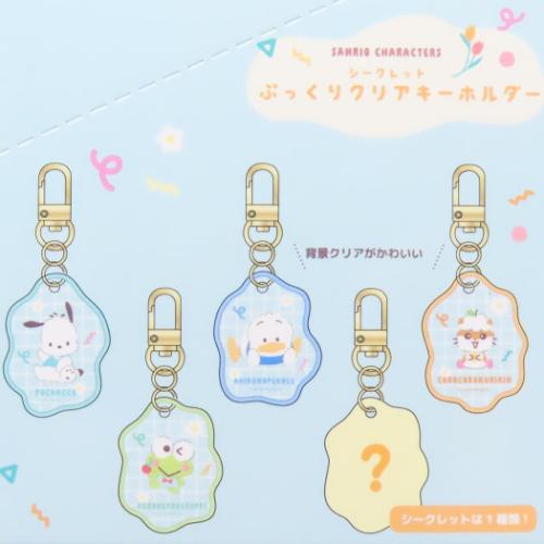 キーリング サンリオキャラクターズ シークレットぷっくりクリア
