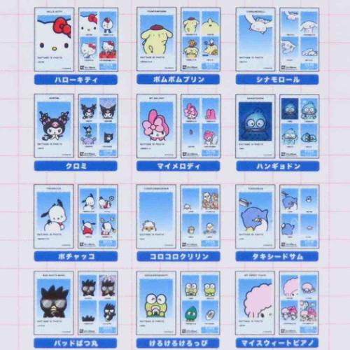 ブロマイド サンリオキャラクターズ トレーディング証明写真風