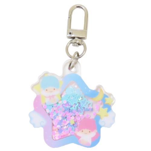 リトルツインスターズ スターシェイカーキーホルダー キーリング