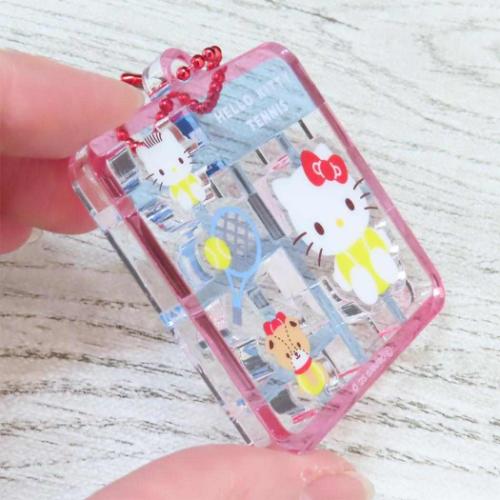 ハローキティ キャラクター キーチェーン プラスチックモデル風