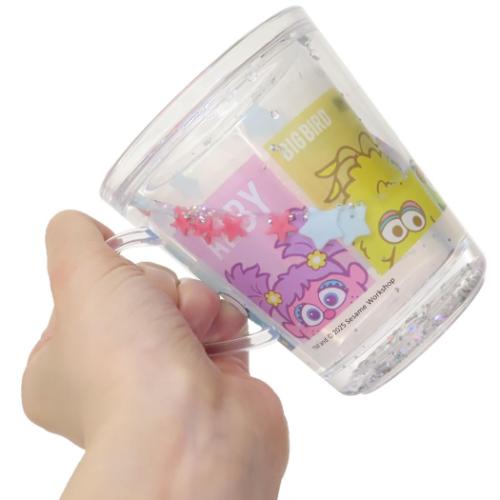ウォーターカップ プラカップ セサミストリート ボックス ティーズファクトリー プラコップ プラスチック 食器 キャラクター