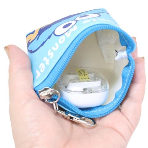 ミニポーチ 三角ミニポーチ セサミストリート クッキーモンスター