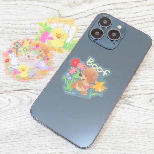 スージーズー クリアステッカーセット 3枚入り ダイカットシール 絵本