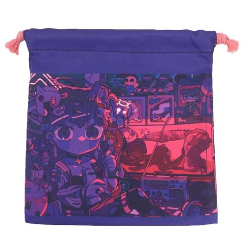 巾着袋 寺田てら フラット巾着 tranquil きんちゃくポーチ 小物入れ