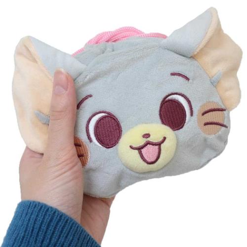 ぬいぐるみきんちゃく とむとじぇりーごっこ ひらがな 巾着袋 トムと