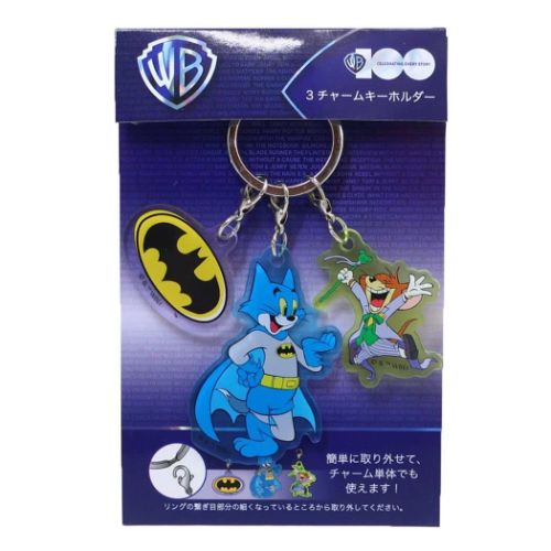 トムとジェリー 3チャームキーホルダー キーリング マッシュアップ バットマン ワーナーブラザース キャラクター