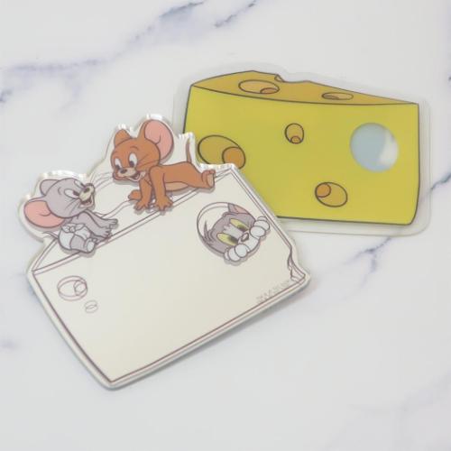 トムとジェリー ワーナーブラザース キャラクター 手鏡 ケース付きカードミラー