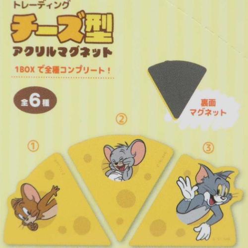 磁石 トレーディングチーズ型アクリルマグネット 全6種 トムとジェリー