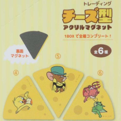 磁石 トレーディングチーズ型アクリルマグネット 全6種 トムとジェリー