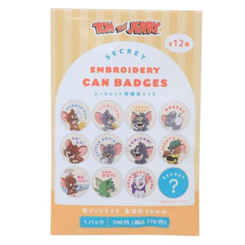 シークレット刺繍缶バッジ 全12種の内どれか1個 缶バッジ ワーナー