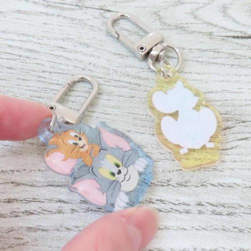 トムとジェリー ワーナーブラザース キャラクター キーチャーム ツインキーチャーム　ひょっこり