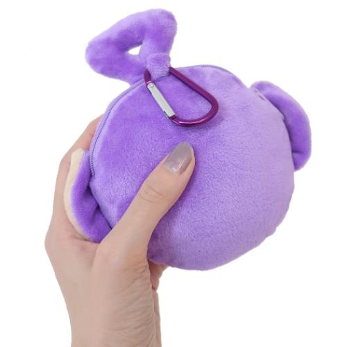 カラビナ付きぬいぐるみファスナーマスコット マスコット テレタビーズ ティンキー ウィンキー ティーズファクトリー ぬいぐるみポーチ かわいい