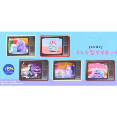 磁石 ホイッピ＆ラッピ シークレットテレビ型マグネット 全10種の内どれか1個 コレクション雑貨 キャラクター