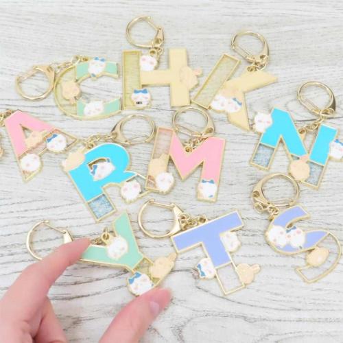 ちいかわ キャラクター キーリング アルファベ...の詳細画像1