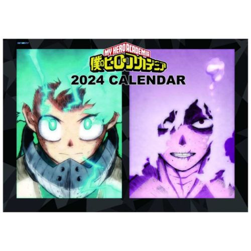 僕のヒーローアカデミア 壁掛けカレンダー2024年 少年ジャンプ 2024 Calendar アニメキャラクター